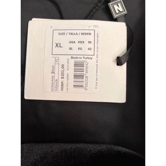 NOCTURNE Padded One Shoulder Velvet Bodysuit With Belt in Black Sz L - Picture 11 of 15